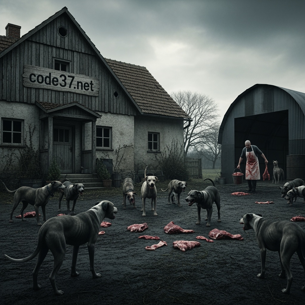 The farmer thrown to the wolves