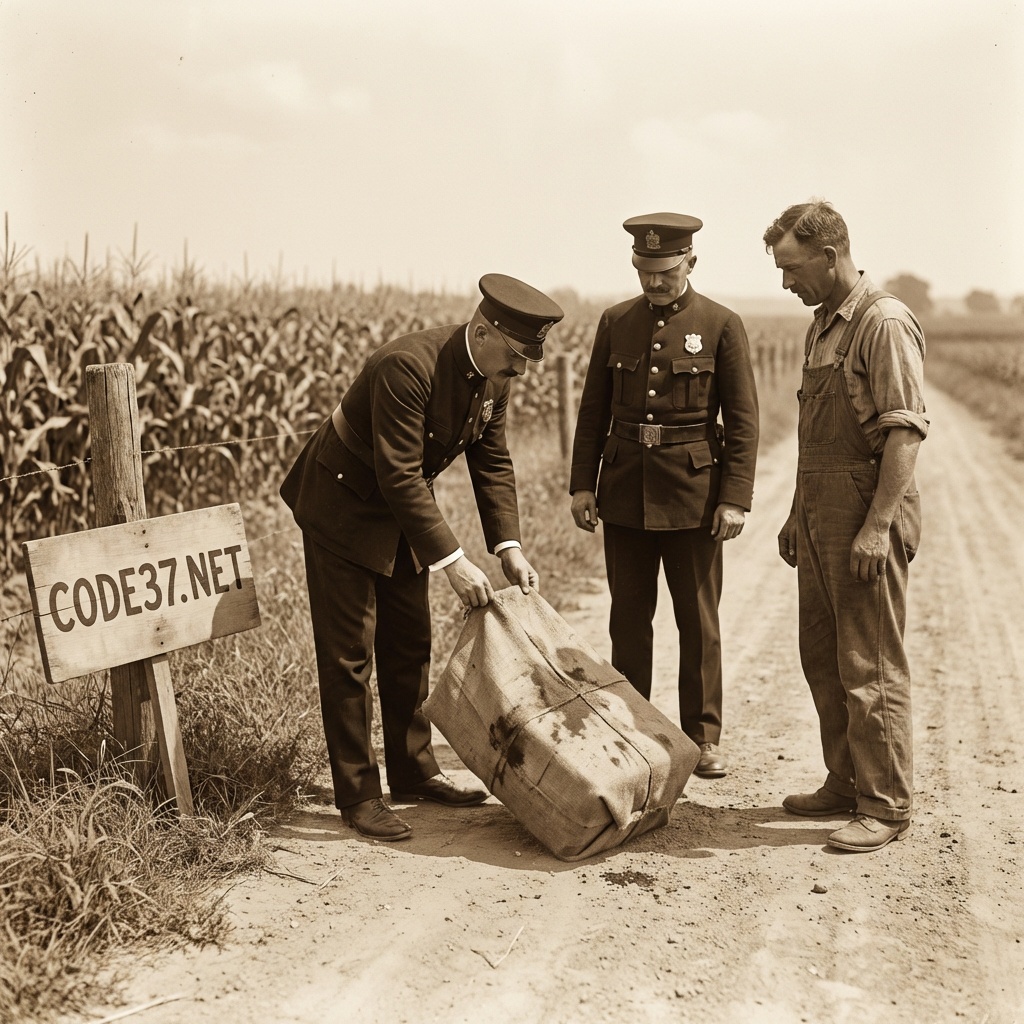 The package in the cornfield